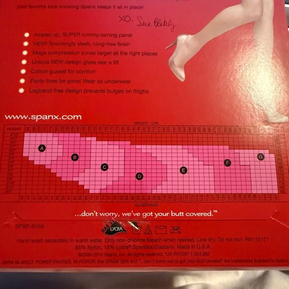 Spanx Super Power Panties, Black Mid Thigh Shaper, Deadstock, Plus Size G, NWT - Picture 6 of 6